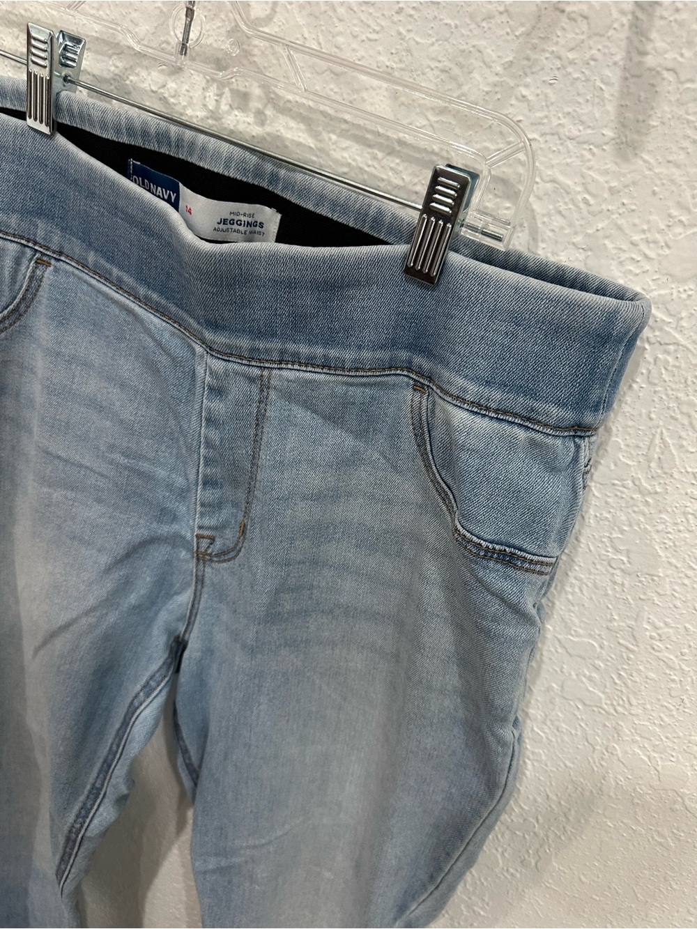 Old Navy Light Blue Women's Jeggings - Picture 2 of 3